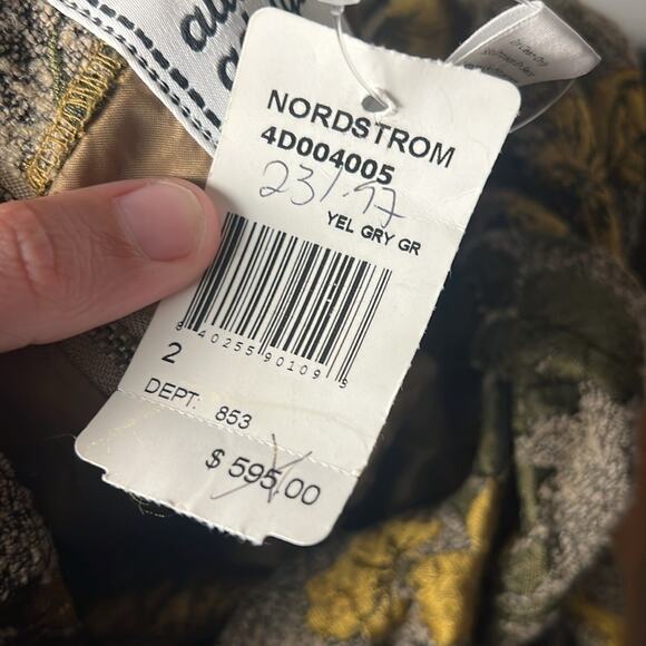 NWT Autumn Adeigbo JACQUARD JOVIE DRESS Size 2 - Picture 9 of 11